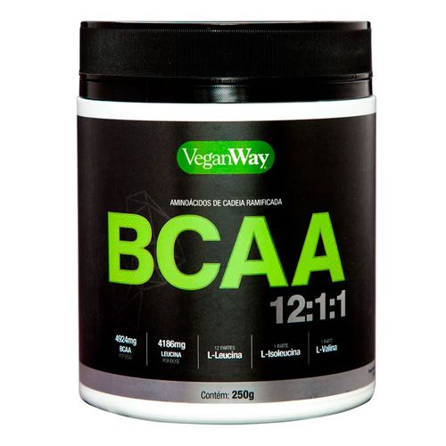 Aminoácido Bcaa 12:1:1 Sabor Natural - Veganway - 250g Aminoácido Bcaa 12:1:1 Sabor Natural - Veganway - 250g