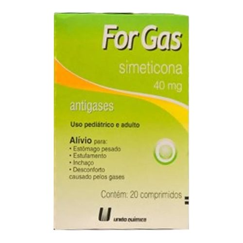 For Gas 40mg União Química 20 Comprimidos