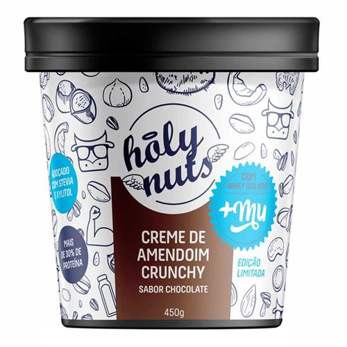 Creme de Amendoim Crunchy Chocolate - Mais Mu - 450g Creme de Amendoim Crunchy Chocolate - Mais Mu - 450g