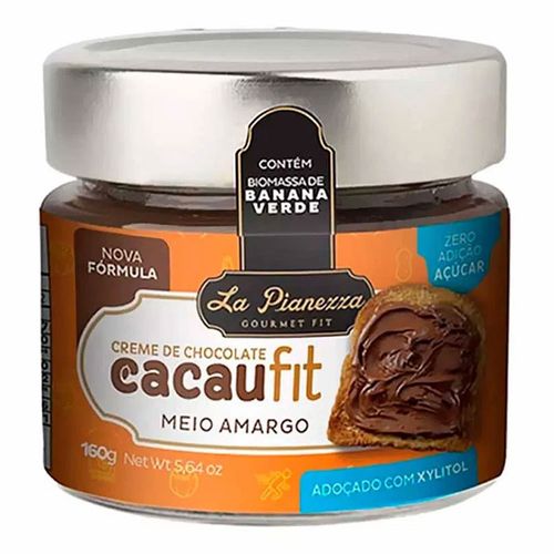 Creme De Chocolate Cacau Fit Meio Amargo - La Pianezza - 160g