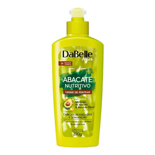 Creme de Pentear Dabelle Hair Intense Abacate Nutritivo 270g Creme de Pentear Dabelle Hair Intense Abacate Nutritivo 270g
