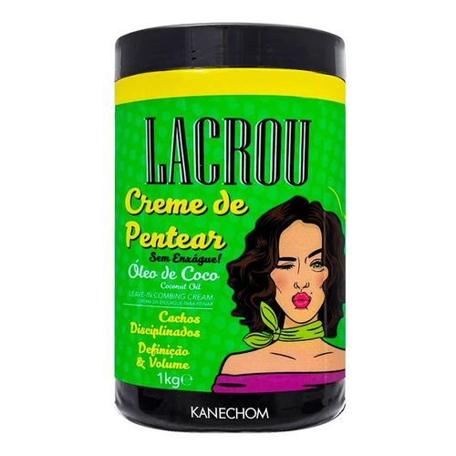 Creme de Pentear Kanechom Lacrou Óleo de Coco 1kg