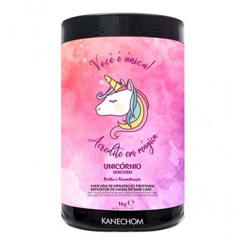 Creme De Pentear Kanechom Unicórnio Brilho E Reconstrução 1kg Creme De Pentear Kanechom Unicórnio Brilho E Reconstrução 1kg