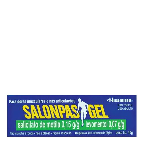 Analgésico E Anti-Inflamatório Salonpas 0,15G/G + 0,07G/G 40G