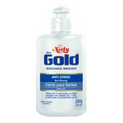 Creme de Pentear Niely Gold Anti-Stress 280g Creme de Pentear Niely Gold Anti-Stress 280g