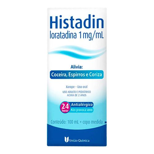Histadin D Xarope União Química 100ml Histadin D Xarope União Química 100ml