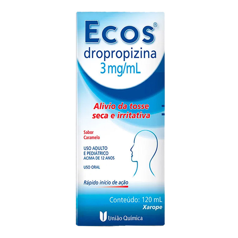 Ecos União Química Xarope - 120ml - Drogarias Pacheco