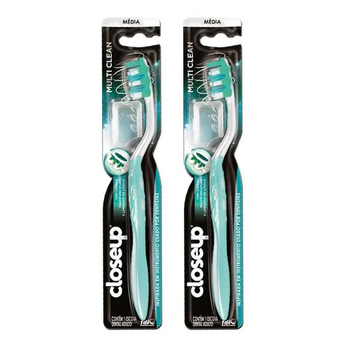 Escova Dental Close Up Macia 2 Unidades