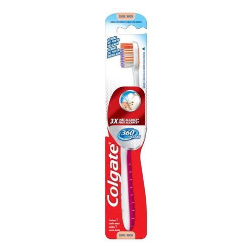 Escova Dental Colgate 360 Deep Clean Ultra Compacta Macia Escova Dental Colgate 360 Deep Clean Ultra Compacta Macia