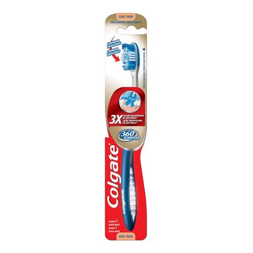Escova Dental Colgate 360 Surround Macia Cabeça Compacta Escova Dental Colgate 360 Surround Macia Cabeça Compacta