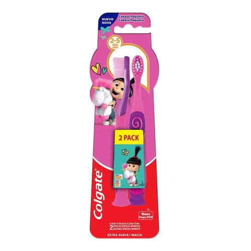 Escova Dental Colgate Smiles Agnes e Fluffy 2 a 5 Anos 2 Unidades Escova Dental Colgate Smiles Agnes e Fluffy 2 a 5 Anos 2 Unidades