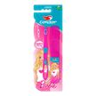 Escova Dental Condor Junior Barbie Macia 1 Unidade + Estojo