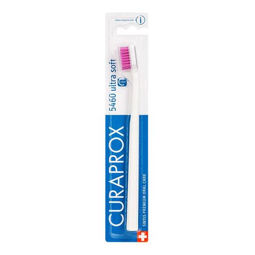 Escova Dental Curaprox 5460 Ultrasoft Branca e Rosa 1 Unidade Escova Dental Curaprox 5460 Ultrasoft Branca e Rosa 1 Unidade