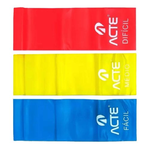 Kit Faixa Elastica Latex Band Com 03 Un T13 Acte Kit Faixa Elastica Latex Band Com 03 Un T13 Acte