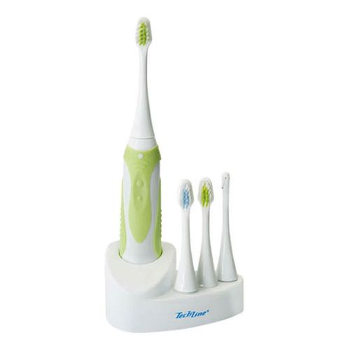 Escova Dental Elétrica Techline Eda 10 à Pilha + Refil Escova Dental Elétrica Techline Eda 10 à Pilha + Refil
