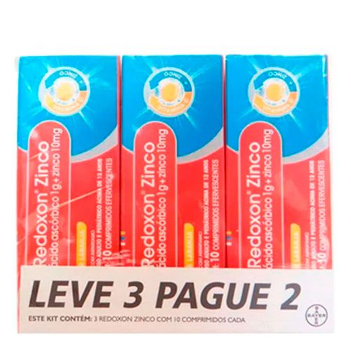 Kit Redoxon Zinco 3 Unidades