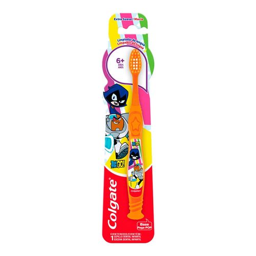 Escova Dental Infantil Colgate Smiles Teen Titans Go 6+ Anos 1 Unidade Escova Dental Infantil Colgate Smiles Teen Titans Go 6+ Anos 1 Unidade