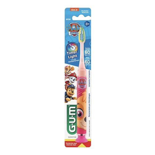 Escova Dental Infantil que Pisca GUM Patrulha Canina 1 Unidade