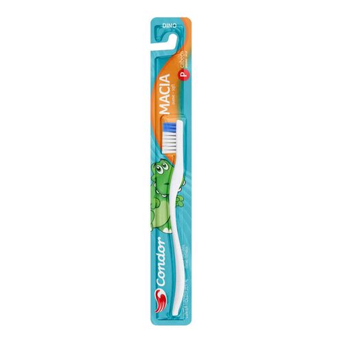 Escova Dental Macia Infantil Condor Dino 1 Unidade Escova Dental Macia Infantil Condor Dino 1 Unidade