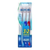 Escova Dental Oral-B Indicator Plus Macia 35 3 Unidades