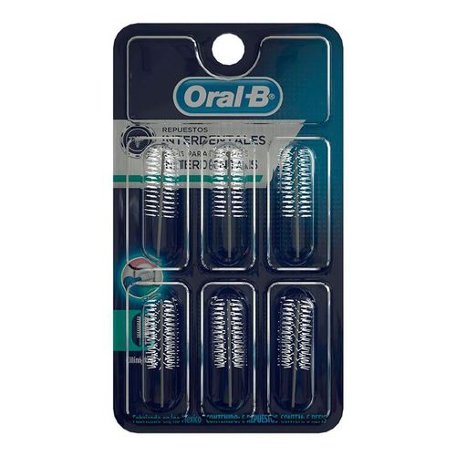 Escova Dental Oral-B Interdental Refil Cilíndrica Procter Escova Dental Oral-B Interdental Refil Cilíndrica Procter