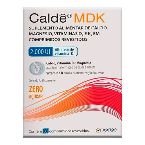 Suplemento Alimentar Caldê MDK 2.000UI 30 Comprimidos Suplemento Alimentar Caldê MDK 2.000UI 30 Comprimidos