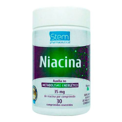Suplemento Alimentar Niacina Stem 30 Comprimidos
