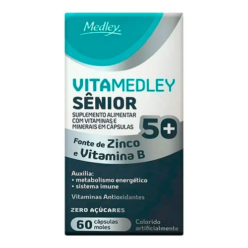 Suplemento Alimentar VitaMedley Sênior 60 Cápsulas Suplemento Alimentar VitaMedley Sênior 60 Cápsulas