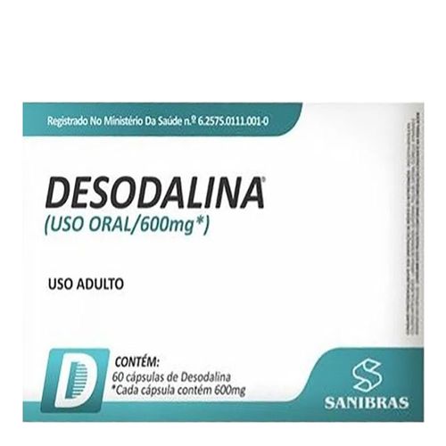 Suplemento Termogênico Desodalina 600mg 60 Comprimidos