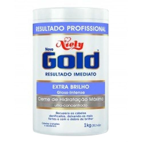 Creme de Tratamento Niely Gold Extra Brilho - 1kg