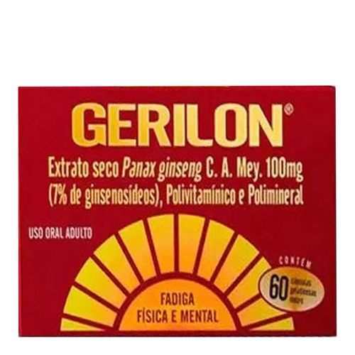 Suplemento Vitamínico Gerilon Cifarma 60 Cápsulas Suplemento Vitamínico Gerilon Cifarma 60 Cápsulas