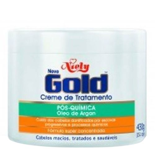 Creme de Tratamento Niely Gold Pós Química 430g Creme de Tratamento Niely Gold Pós Química 430g