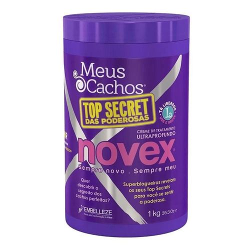 Creme de Tratamento Novex Meus Cachos Top Secret das Poderosas 1kg
