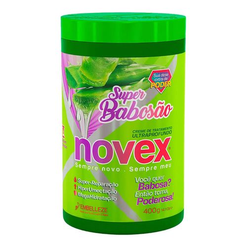 Creme de Tratamento Novex Super Babosão 400g Creme de Tratamento Novex Super Babosão 400g