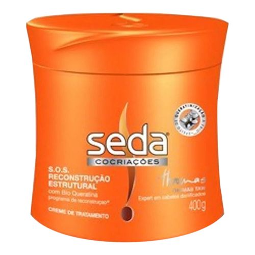 Creme de Tratamento S.O.S Reconstrução Estrutural Seda - 400g Creme de Tratamento S.O.S Reconstrução Estrutural Seda - 400g