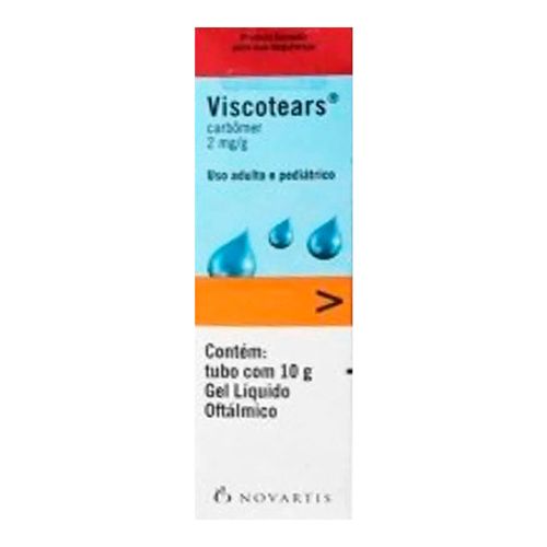 Viscotears 2mg Novartis Solução 10g Viscotears 2mg Novartis Solução 10g
