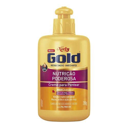 Creme para Pentear Niely Gold Nutrição Poderosa 280ml Creme para Pentear Niely Gold Nutrição Poderosa 280ml
