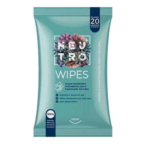 Lenços Umedecidos Neutro+ Wipes 20 Unidades Lenços Umedecidos Neutro+ Wipes 20 Unidades
