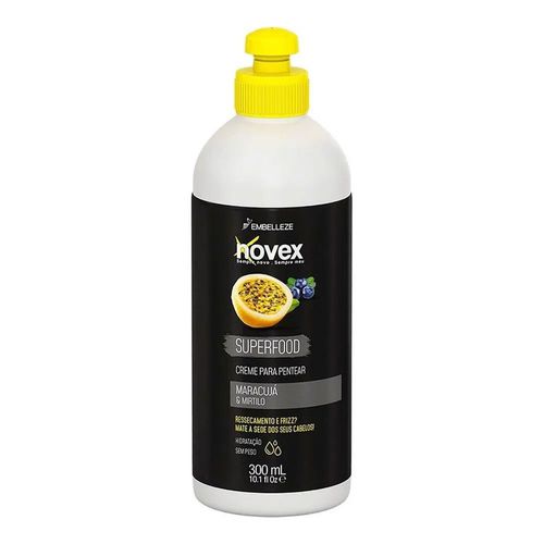 Creme para Pentear Novex Superfood Maracujá e Mirtilo 300ml Creme para Pentear Novex Superfood Maracujá e Mirtilo 300ml