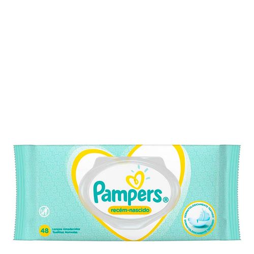 Lenços Umedecidos Pampers Recém Nascido 48 Unidades Lenços Umedecidos Pampers Recém Nascido 48 Unidades