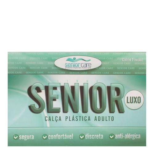 Calça Plástica Bege Sem Botão Senior Care Calça Plástica Bege Sem Botão Senior Care