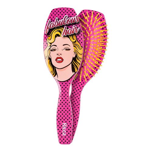 Escova Para Cabelos Ricca Pop Art