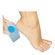 Calcanheira De Silicone Com Ponto Azul 1002 Ortho Pauher