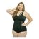 Cinta abdominal com colchete lateral plus size reforça único bege 2003PS Macom