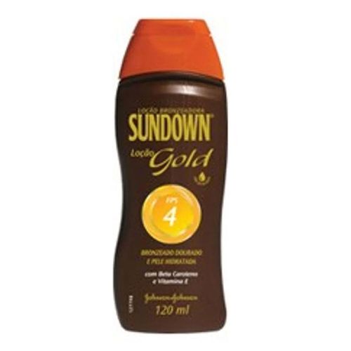 Loção Bronzeadora Sundown Gold FPS 4 120ml Loção Bronzeadora Sundown Gold FPS 4 120ml