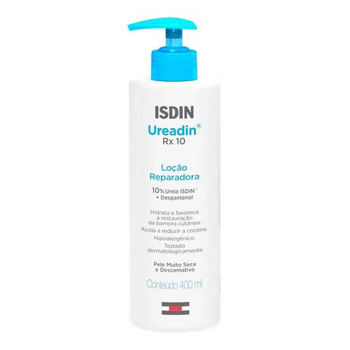 Loção Corporal Isdin Ureadin Rx 10 Plus 400ml Loção Corporal Isdin Ureadin Rx 10 Plus 400ml