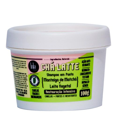Shampoo Lola Chá Latte em Pasta Manteiga de Matchá e Leite Vegetal 100g Shampoo Lola Chá Latte em Pasta Manteiga de Matchá e Leite Vegetal 100g