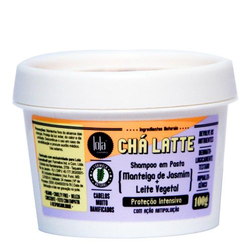 Shampoo Lola Chá Latte em Pasta Manteiga de Jasmine Leite Vegetal 100g Shampoo Lola Chá Latte em Pasta Manteiga de Jasmine Leite Vegetal 100g