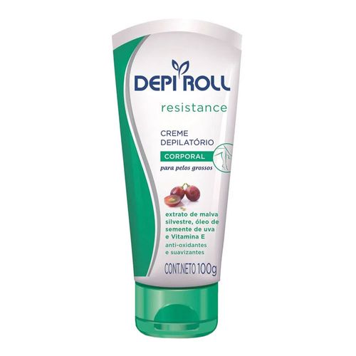 Creme Depilatório Corporal Depi Roll Resistance 100g Creme Depilatório Corporal Depi Roll Resistance 100g