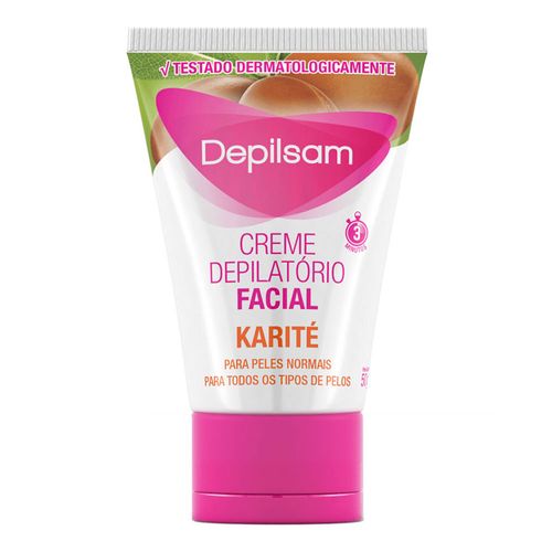 Creme Depilatório Facial Depilsan Karité 50g Creme Depilatório Facial Depilsan Karité 50g